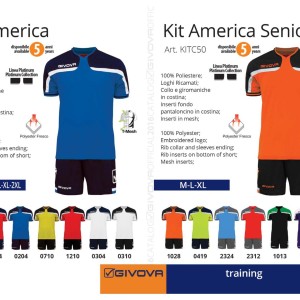 Odzież treningowa Givova Kit America Senior