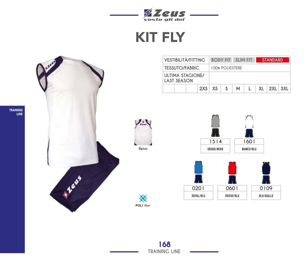 Odzież treningowa Zeus Kit Fly