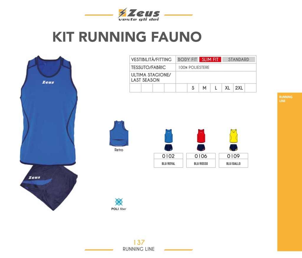Komplety do biegania Kit Running Fauno