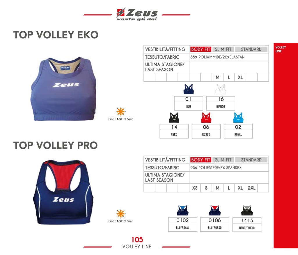 Komplety siatkarskie Zeus Top Volley Eko i Pro